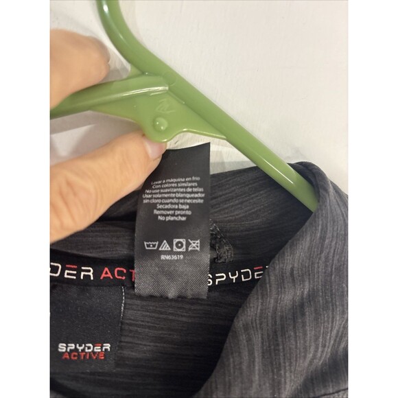 Spyder Active Men's Performance Lightweight Hoodie With Pockets Gray Medium New - Picture 7 of 11